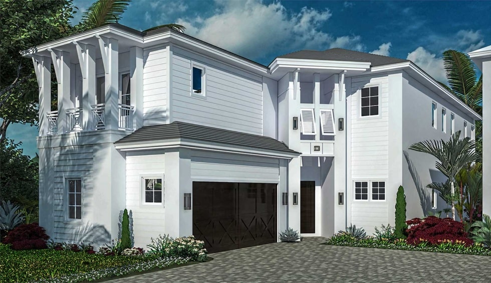 exterior of home at Residences at Mercato